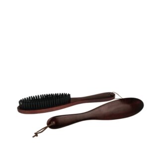 Spazzola per abiti in legno color mogano | Amonn