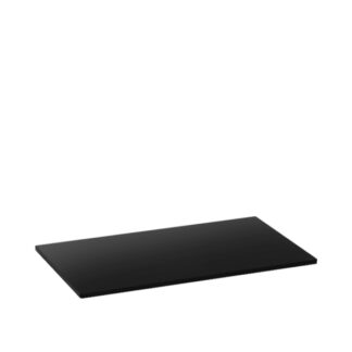 Vassoio espositore Linear 0.5 in plexiglass nero lucido - 24x14x0,5cm