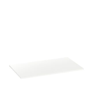 Linear 0.5 tray in glossy white plexiglass - 24x14x0,5cm