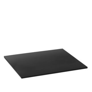Vassoio espositore Linear 0.5 in plexiglass nero satinato - 30x20x0,5cm