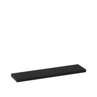 Linear 1.0 tray in black satin-finished plexiglass - 25x6x1cm