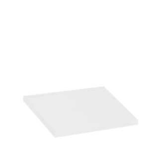 Linear 1.0 tray in satin-finish plexiglass - 20x20x1cm