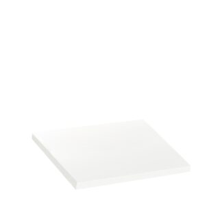 Vassoio espositore Linear 1.0 in plexiglass bianco lucido - 20x20x1cm