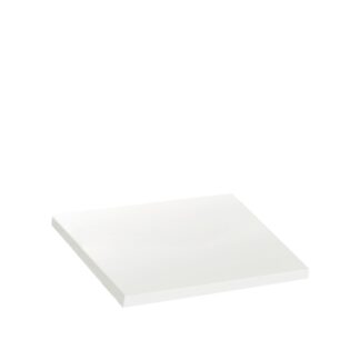 Vassoio espositore Linear 1.0 in plexiglass bianco satinato - 20x20x1cm