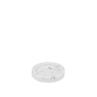 Marmor tray in white Carrara marble - Ø10cm
