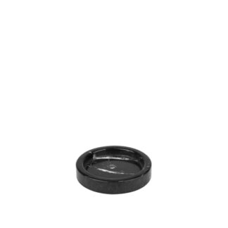 Ablage Marmor aus schwarzem Marmor - Ø10cm