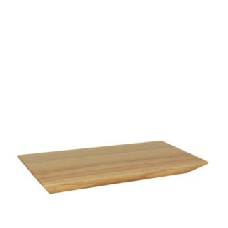 Vassoio espositore Wood Line in legno naturale - 25x14xh2cm