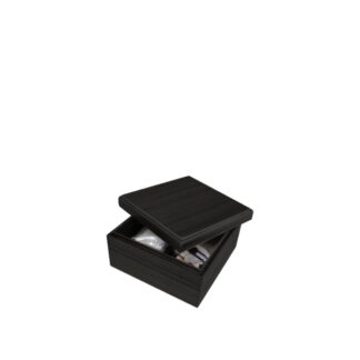 Coffret Star in legno nero - 10pz | Amonn