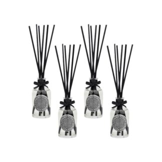 Confezione da 4 diffusori a osmosi, fragranza Fiori di Cotone, 100 ml