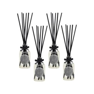 Packaging of 4 room diffusers, Savon de Marseille fragrance, 100 ml