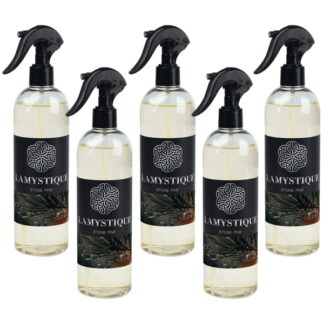 Confezione da 5 profumatori per ambienti e tessuti, fragranza Cirmolo, 500 ml