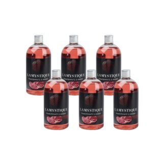 Packaging of 6 refills Pomegranate & Mango, 500 ml