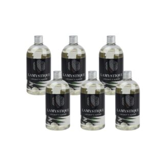 Packaging of 6 refills Coconut & Almond, 500 ml