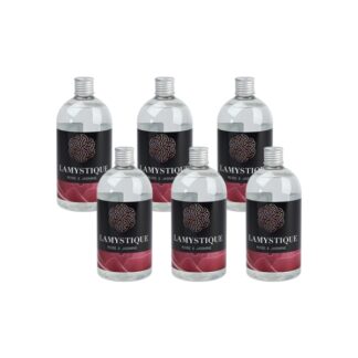 Confezione da 6 refill Rosa & Gelsomino, 500 ml